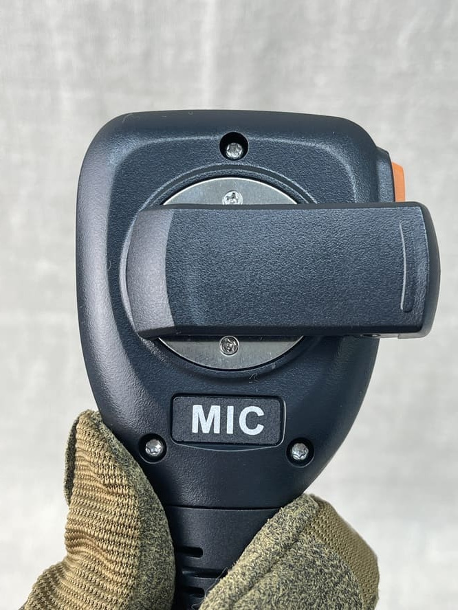 Выносной микрофон тангента КОМБАТ ТН-К1 для раций серии ТАКТИК  разъем типа К2535, с тревожной кнопкой