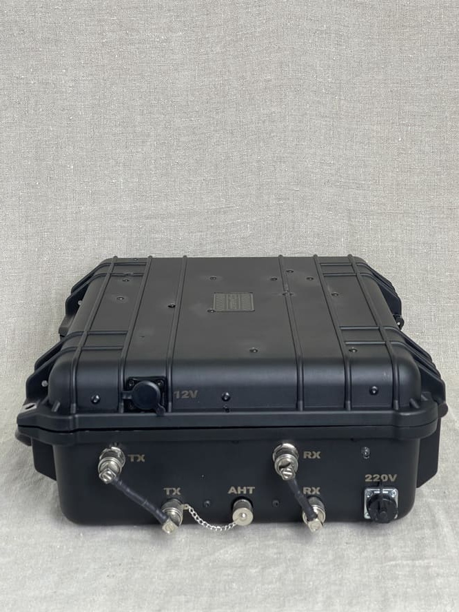Переносной DMR-2 ретранслятор-кейс ТАКТИК ТРАНС-50 ДБА (Hytera 1065), IP-сеть, Li Fe Po4, поддержка AES-256, мощность 50 Вт, UHF дуплексер, питание 12/220 В, влагозащита IP-67