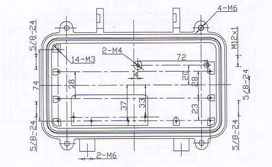 Бокс COMBAT HF-E-17 (внутр. 167х83х84 мм) влагозащищенный IP-67 для радио электронного оборудования