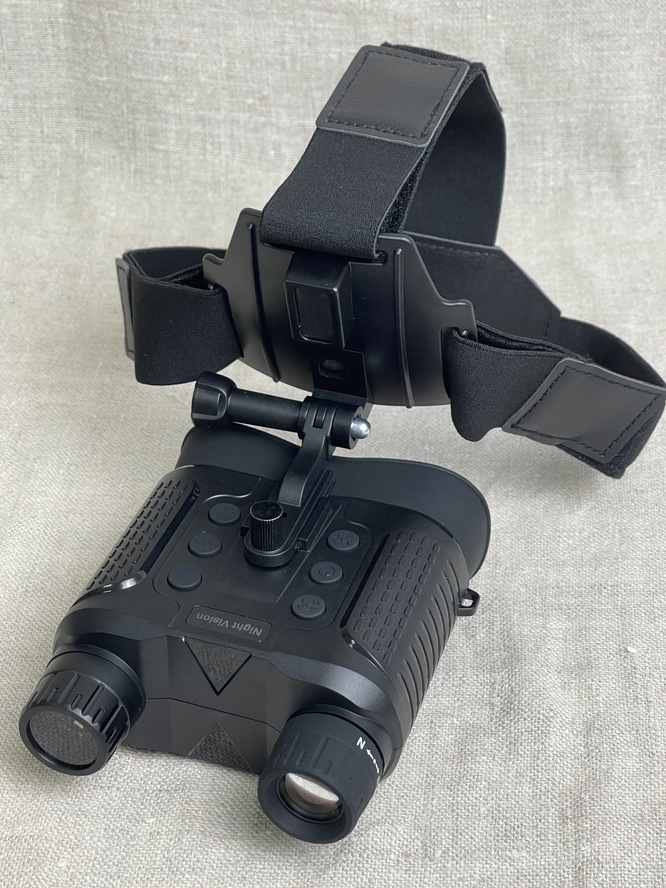 Прибор ночного видения ТАКТИК ПНВ-35 объектив 35 мм, 6х увеличение, 8x цифровой зум-объектив, крепление на шлеме и на голове