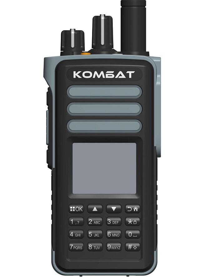 Рация DMR цифровая COMBAT 888 GR мощность 8 Ватт, аккумулятор 3350 мА, зарядка Type-C, 200 каналов, цветной дисплей, влагозащита IP-67