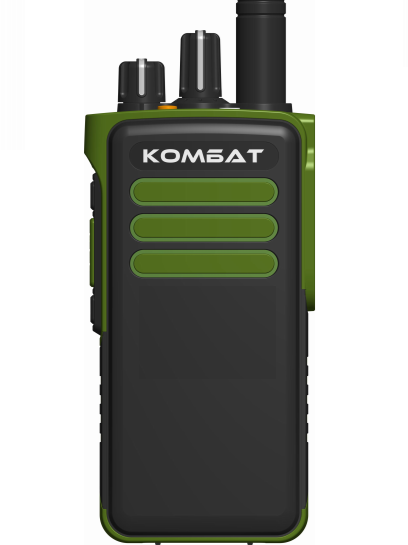 Рация DMR цифровая COMBAT 800 AG мощность 8 Ватт, аккумулятор 3350 мА, зарядка Type-C, 200 каналов, без дисплея, влагозащита IP-67