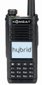 Профессиональный Гибридный носимый LTE терминал COMBAT STARNET 976RU с экраном, поддержка  стандарта связи DMR/Analog  UHF 400 - 480 Мгц диапазона + встроенный шлюз RoIP, класс защиты IP54