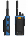 Рация DMR цифровая КОМБАТ ATEX Т-44 VHF взрывозащищенная, диапазон 136-174 Мгц, мощность 10 Ватт, аккумулятор 3350 мА, зарядка Type-C, 32 канала, скрытый дисплей, влагозащита IP67